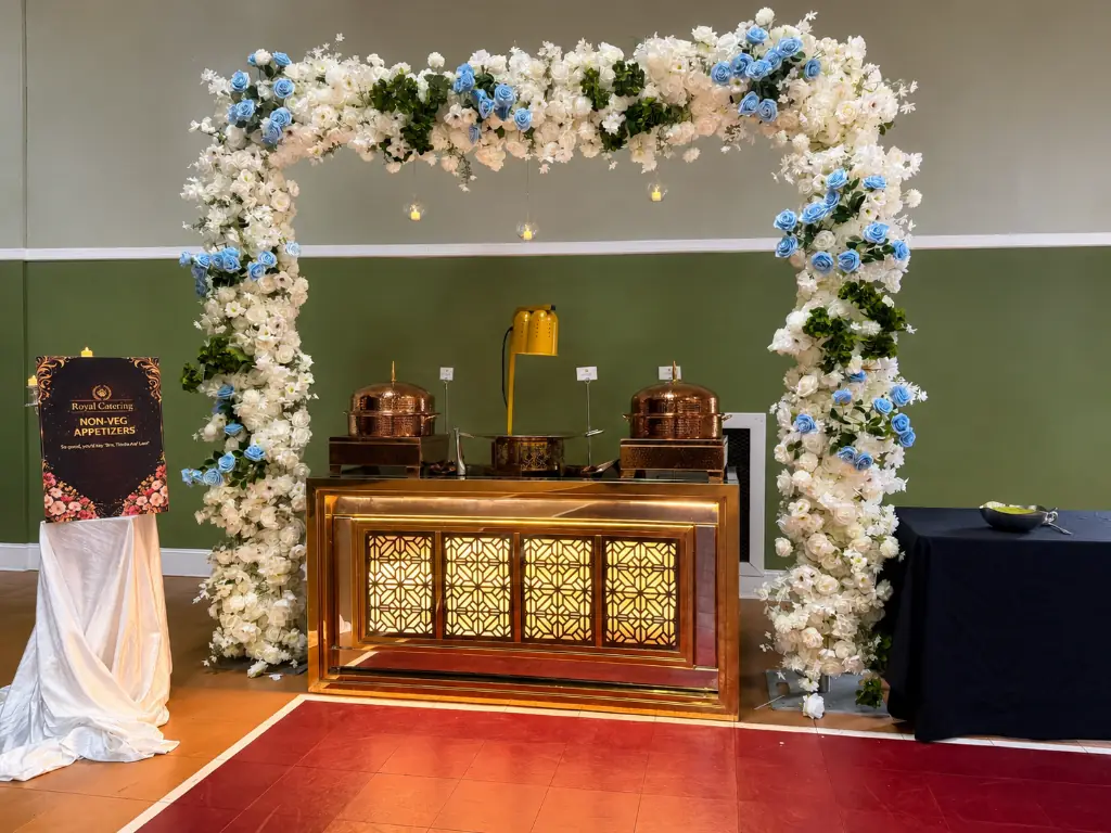Indian wedding appetizer station catered by Royal Catering Nashville