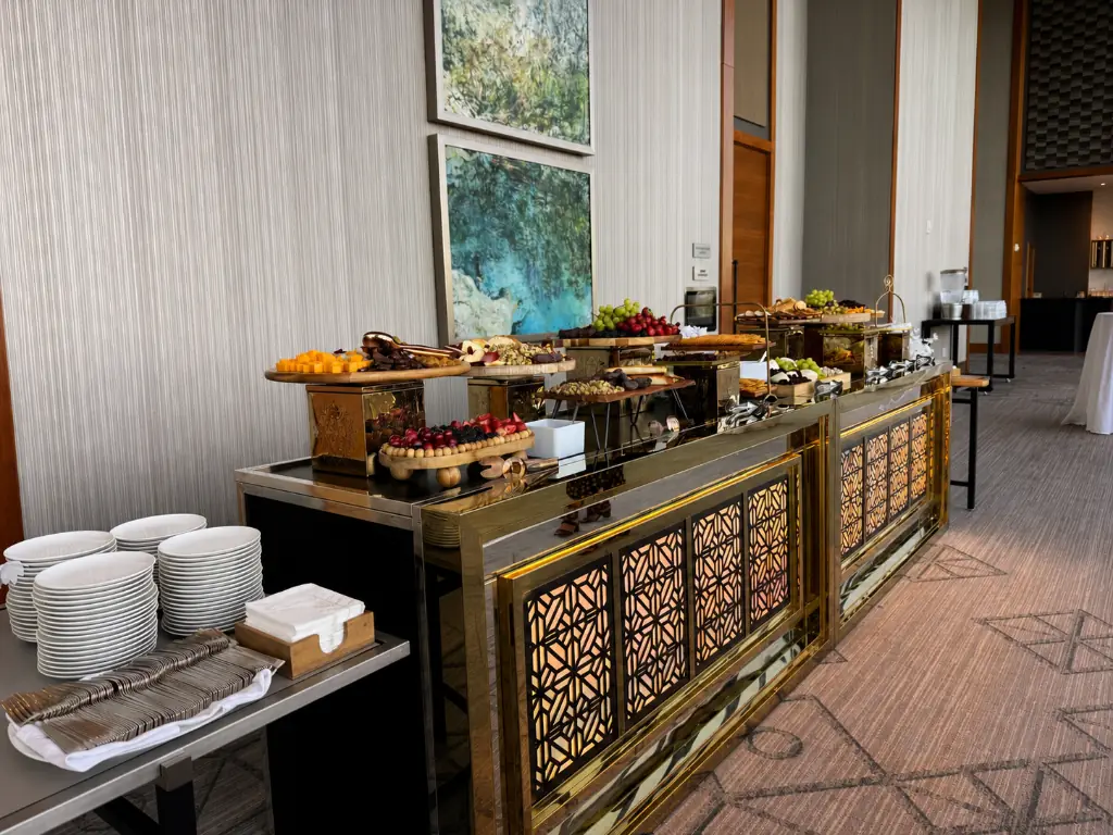 Indo-Chinese live cooking station by Royal Catering Nashville