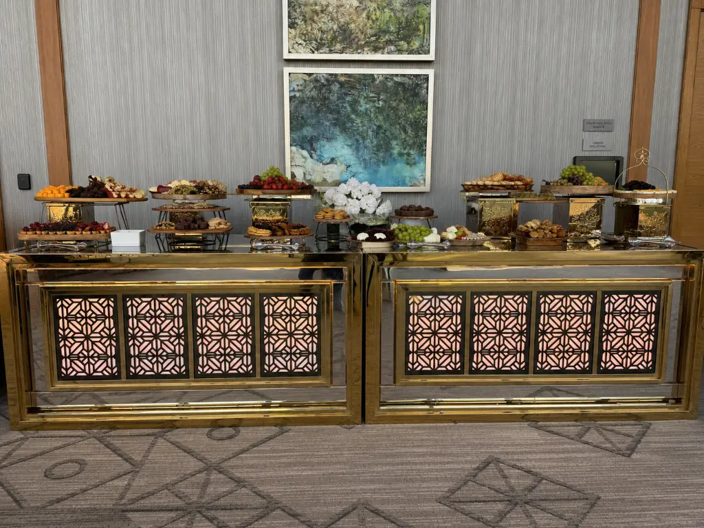 Royal Catering themed banquet hall